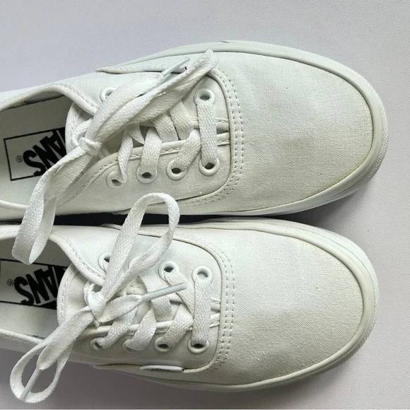 Vans Authentic Skate Women’s Shoe Size: 5.5 True White - Picture 8 of 14